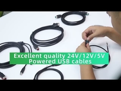 Kabel USB z napędem 24V 12V 5V
