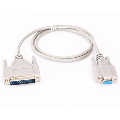 50cm D SUB Kable 25 Pin Connector Mężczyzna do 9 Pin Kobieta Printer Extension Data Cable