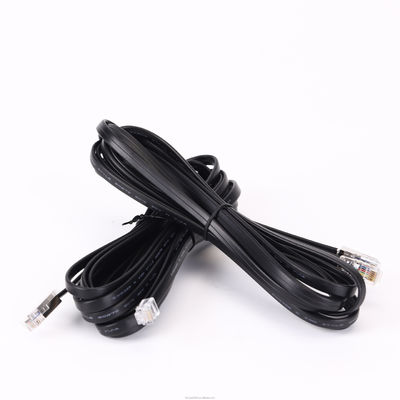Kategoria 5e Kable LAN płaskiego ethernetu Kategoria 6 RJ45 6 Przewodniki