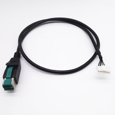 Drukarka urządzeń POS 12V 24V zasilacz USB Mężczyzna JST