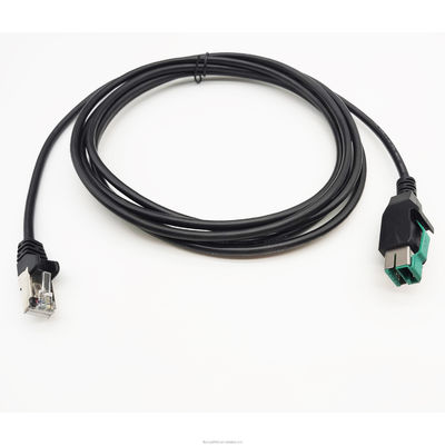 PVC TPE 24V zasilacz USB 12V kabel męski do RJ45 6A szybkie ładowanie