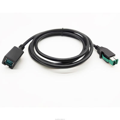 Logo niestandardowe 24V zasilaczUSB kabel 12V męski do kobiecego kabla rozszerzającego