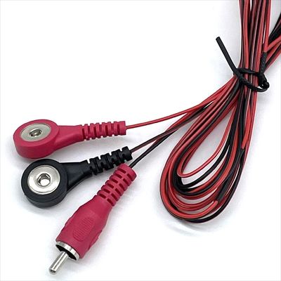 Kabel medyczny RCA do przycisku Snap Custom Lead Wire With Button Snap Connector Electrode